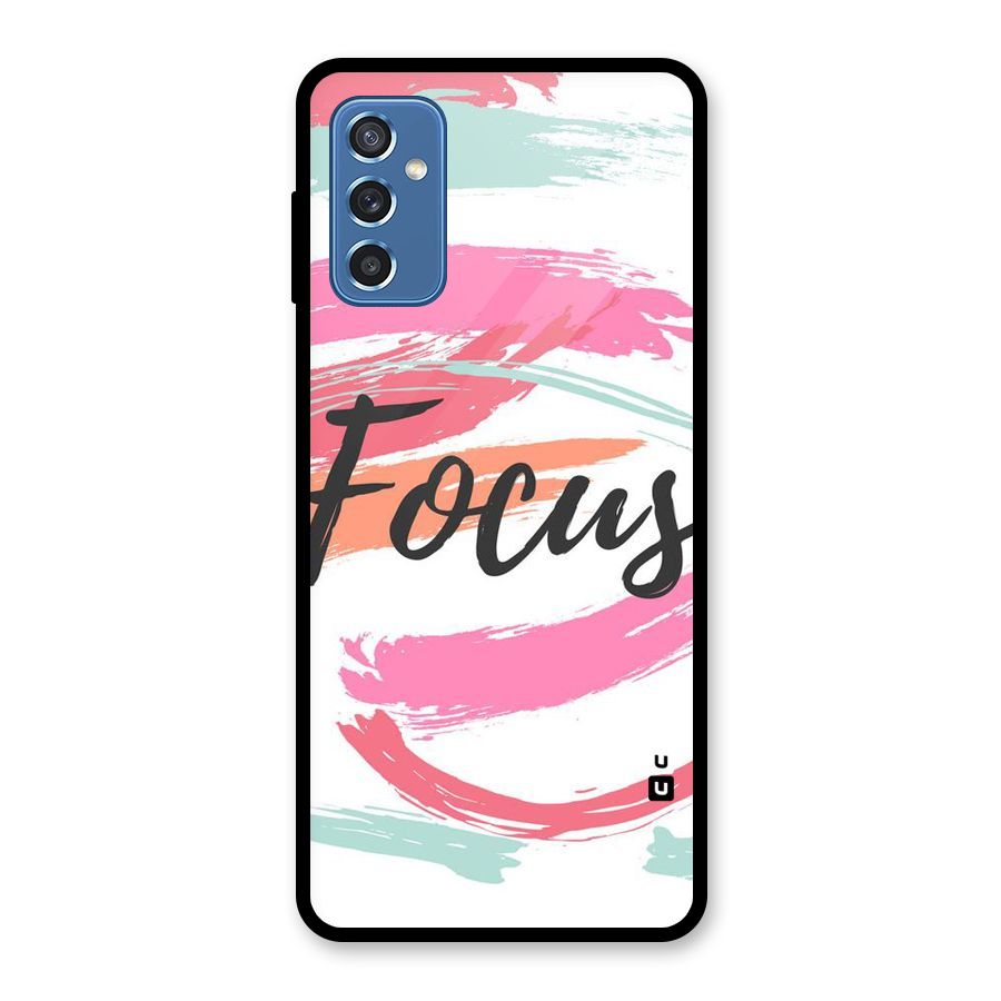 Focus Colours Glass Back Case for Galaxy M52 5G