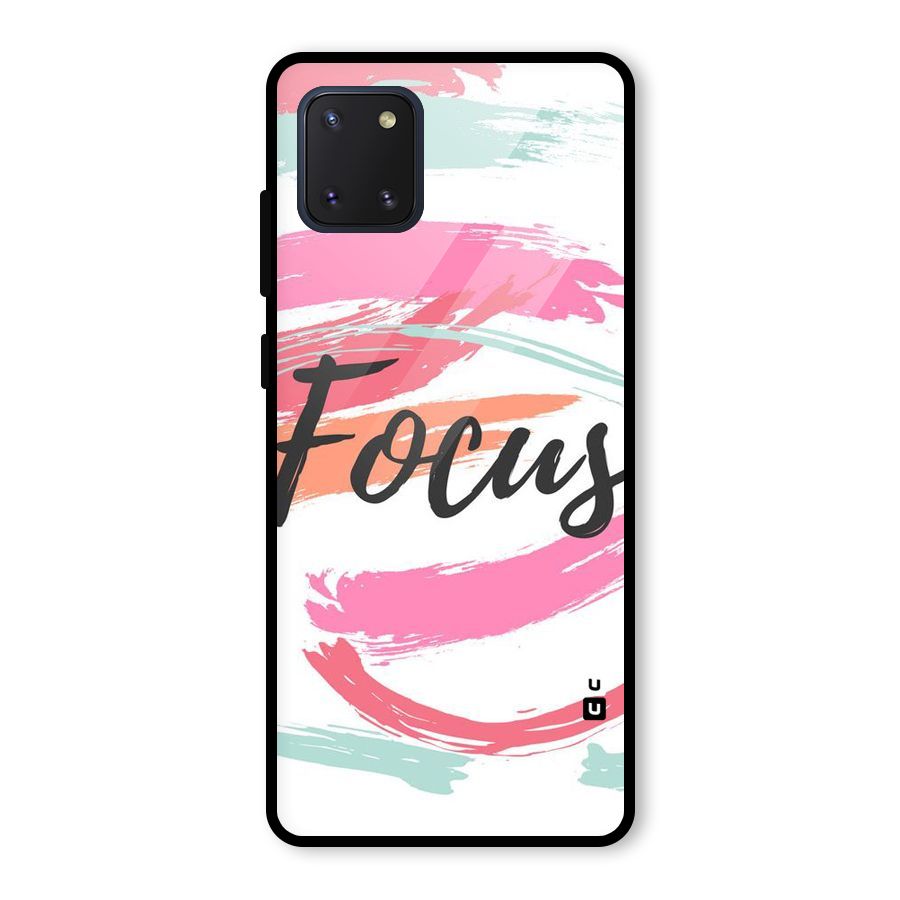 Focus Colours Glass Back Case for Galaxy Note 10 Lite
