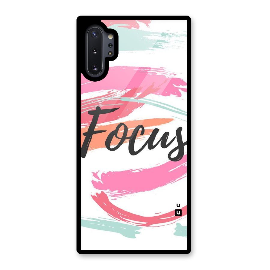 Focus Colours Glass Back Case for Galaxy Note 10 Plus