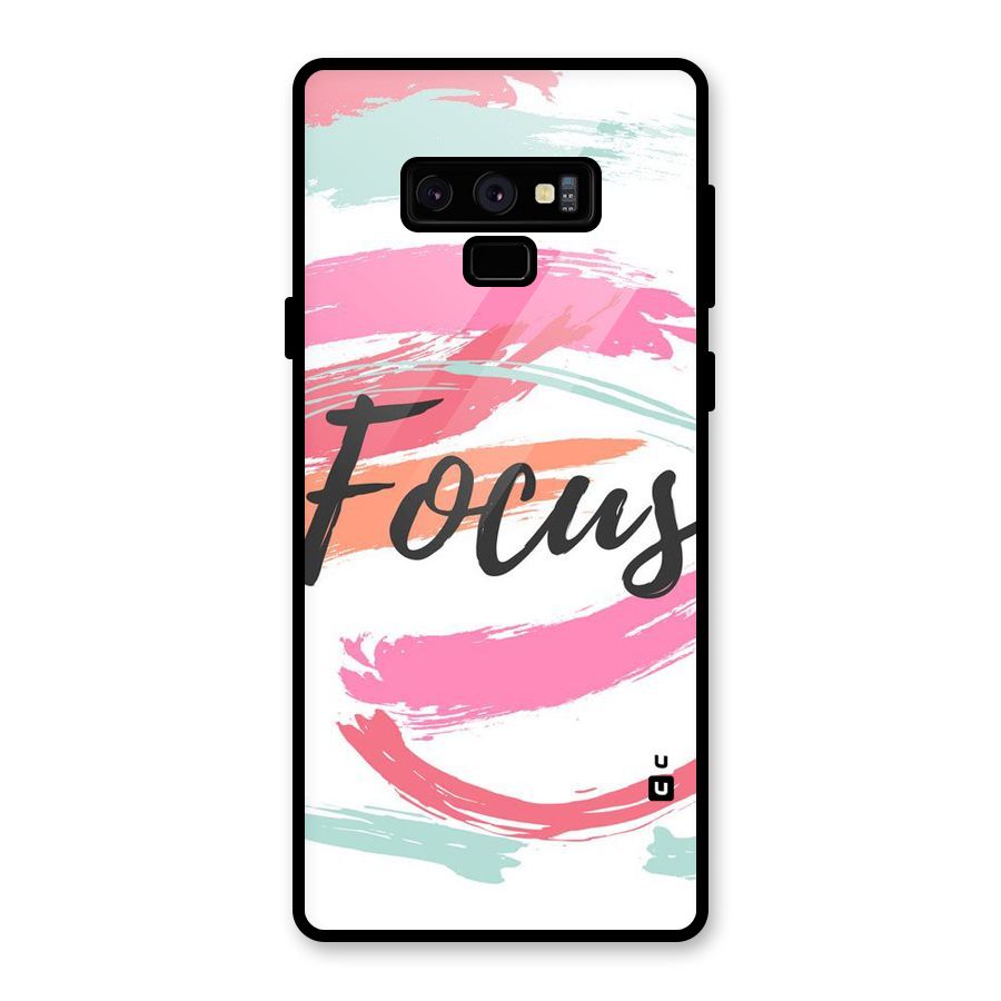 Focus Colours Glass Back Case for Galaxy Note 9