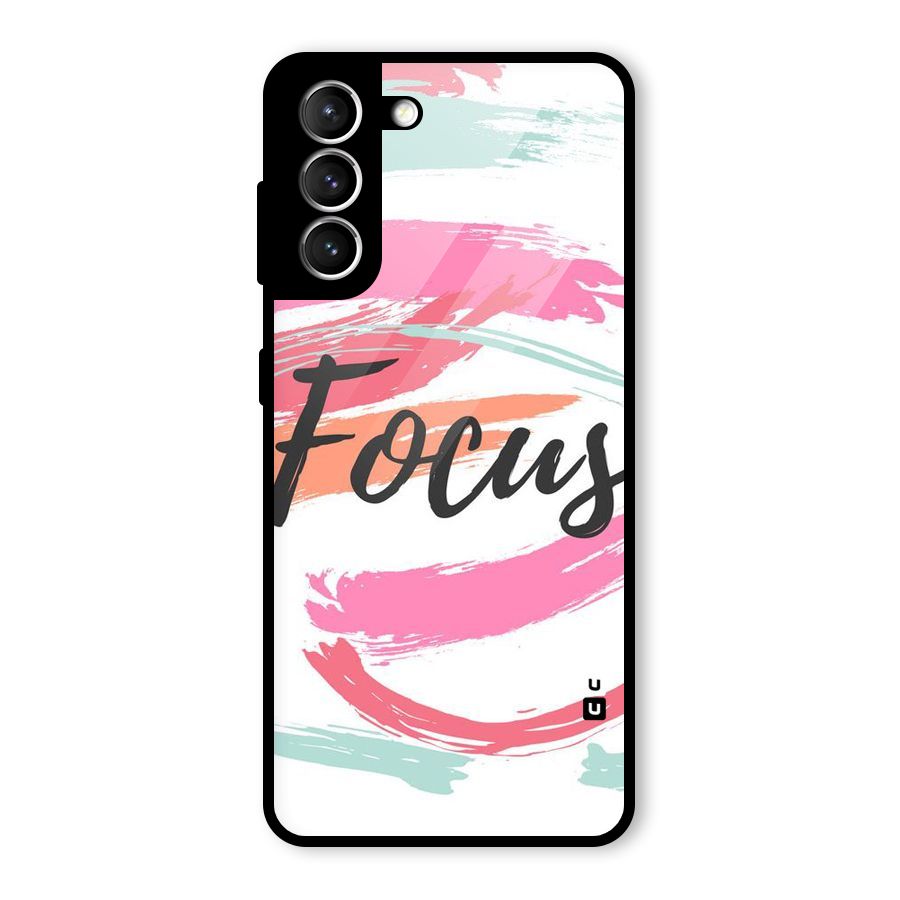 Focus Colours Glass Back Case for Galaxy S21 5G