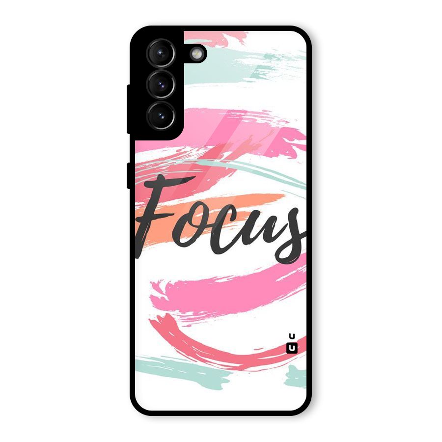 Focus Colours Glass Back Case for Galaxy S21 Plus