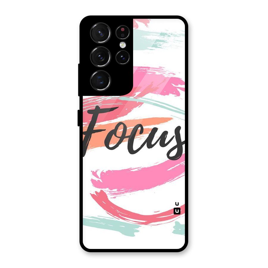 Focus Colours Glass Back Case for Galaxy S21 Ultra 5G