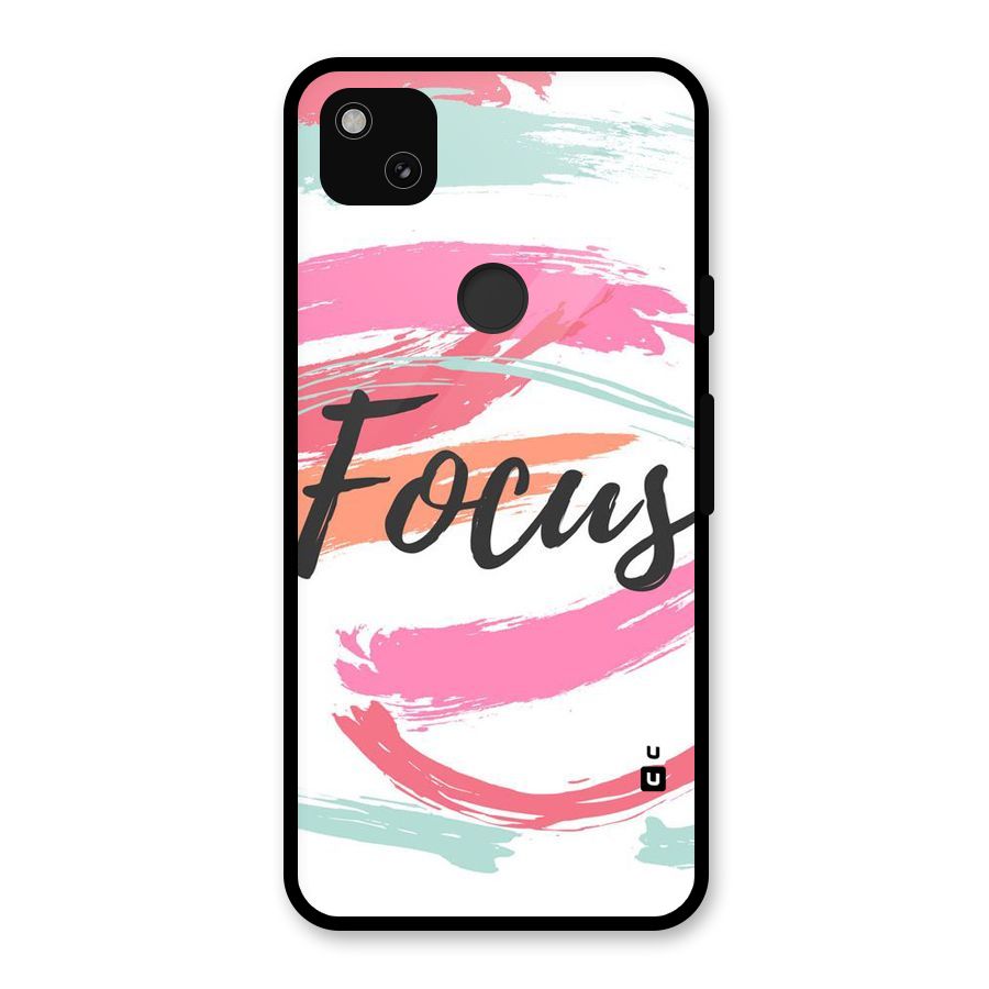 Focus Colours Glass Back Case for Google Pixel 4a