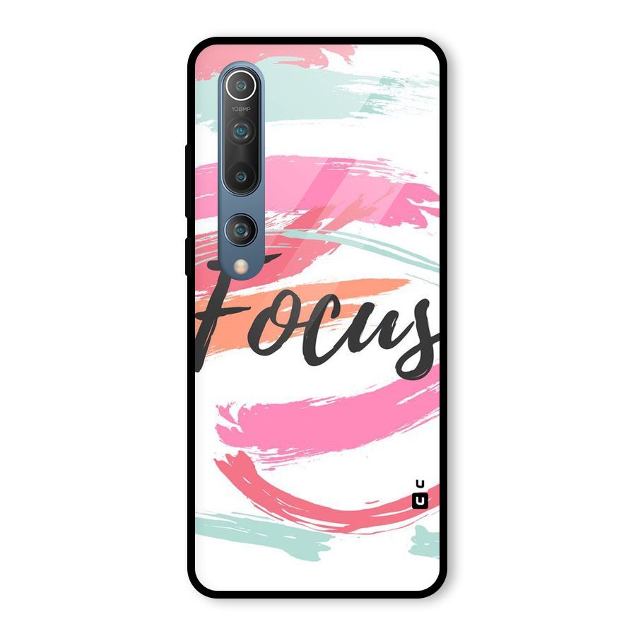 Focus Colours Glass Back Case for Mi 10