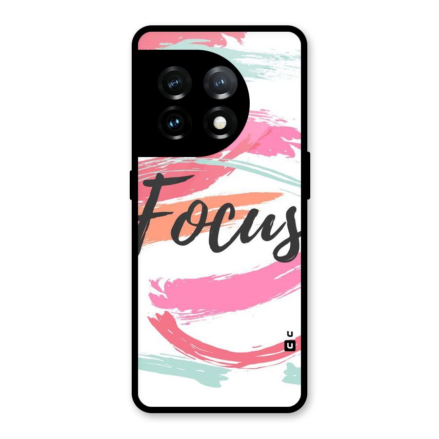 Focus Colours Glass Back Case for OnePlus 11