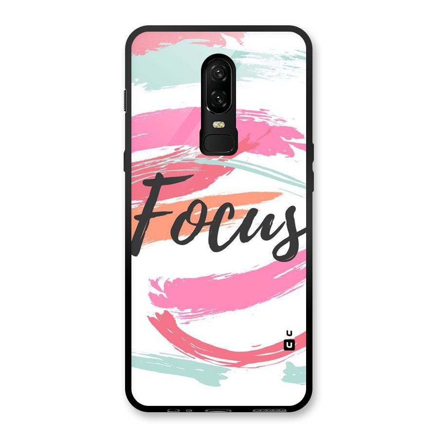 Focus Colours Glass Back Case for OnePlus 6