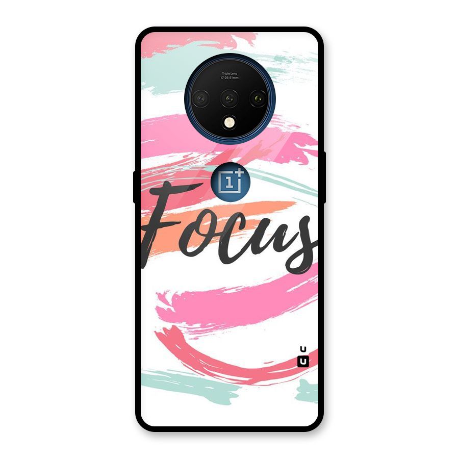 Focus Colours Glass Back Case for OnePlus 7T