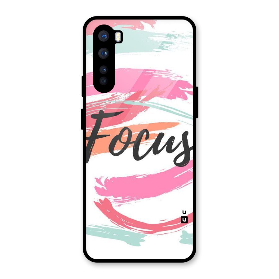 Focus Colours Glass Back Case for OnePlus Nord