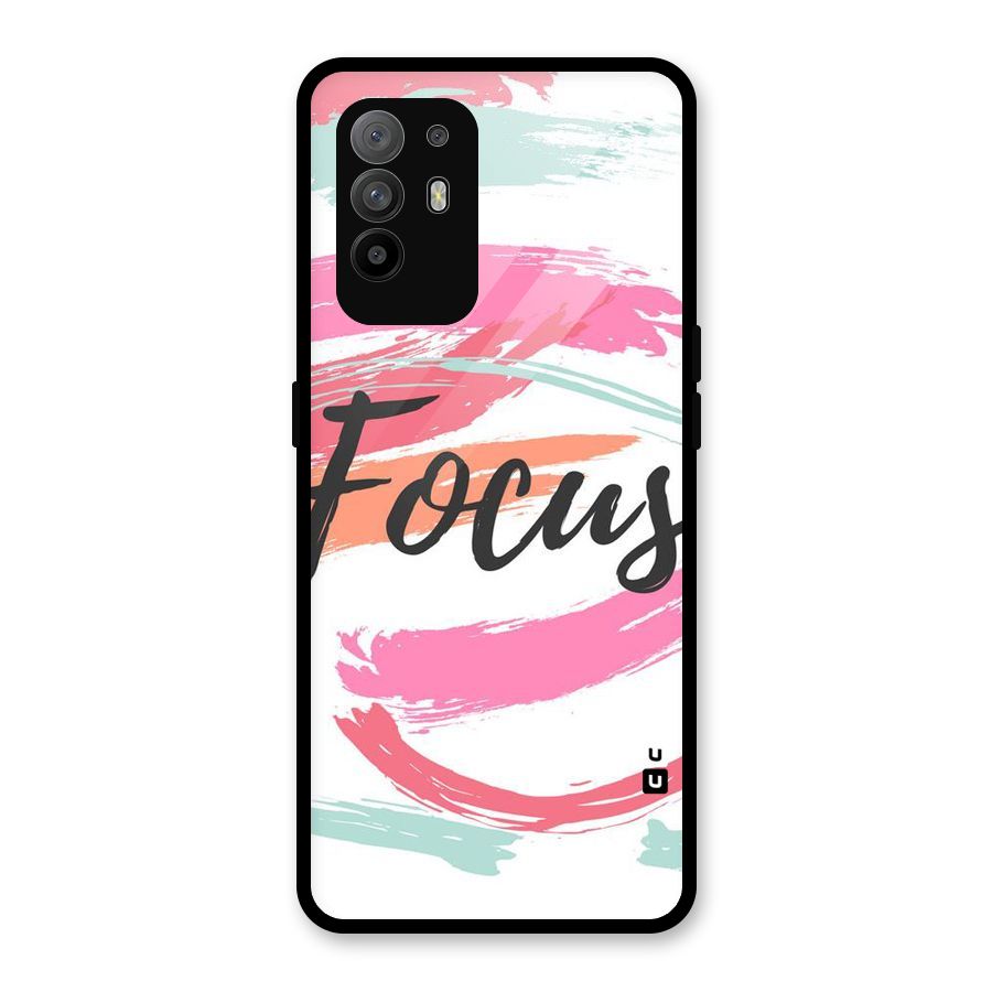 Focus Colours Glass Back Case for Oppo F19 Pro Plus 5G