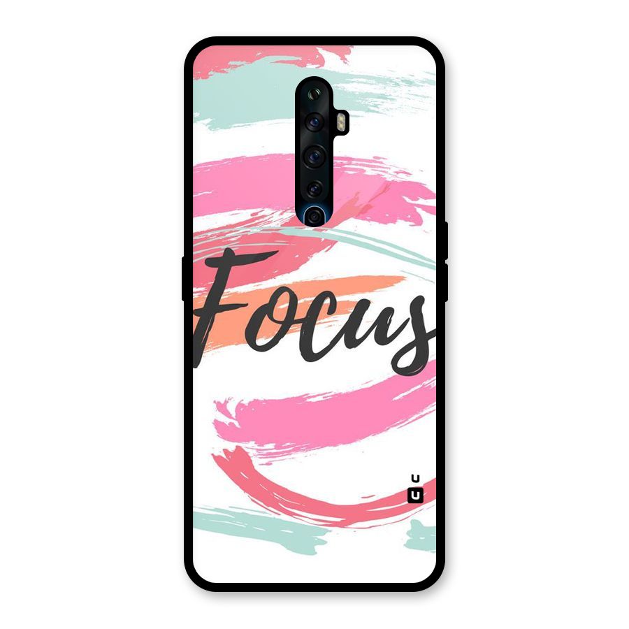 Focus Colours Glass Back Case for Oppo Reno2 F
