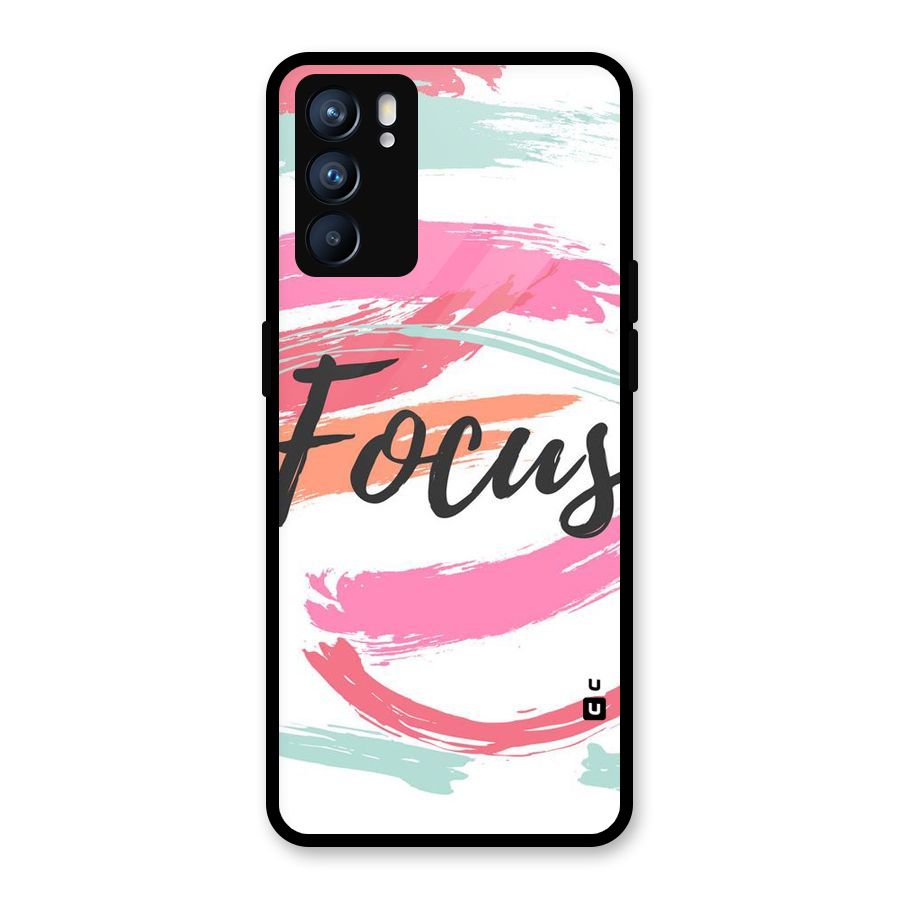 Focus Colours Glass Back Case for Oppo Reno6 5G