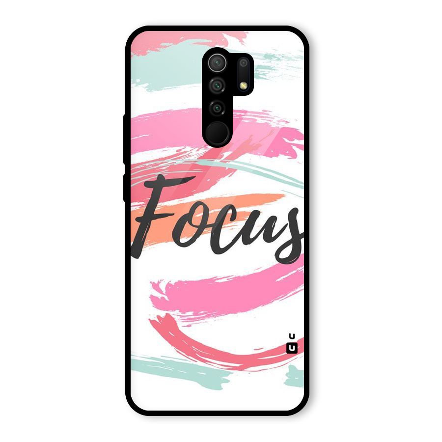 Focus Colours Glass Back Case for Poco M2