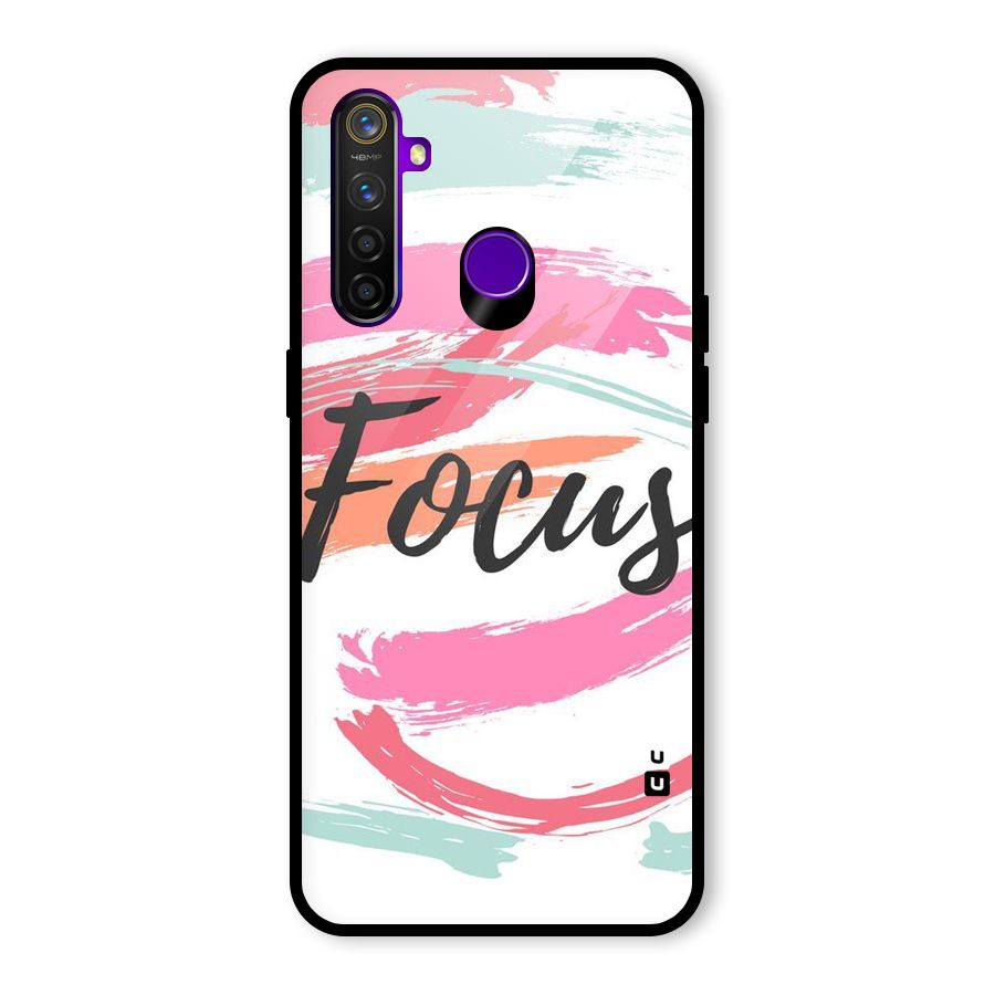 Focus Colours Glass Back Case for Realme 5 Pro