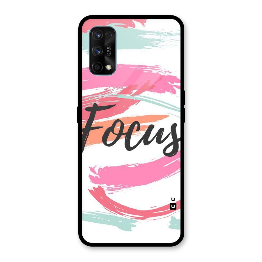 Focus Colours Glass Back Case for Realme 7 Pro