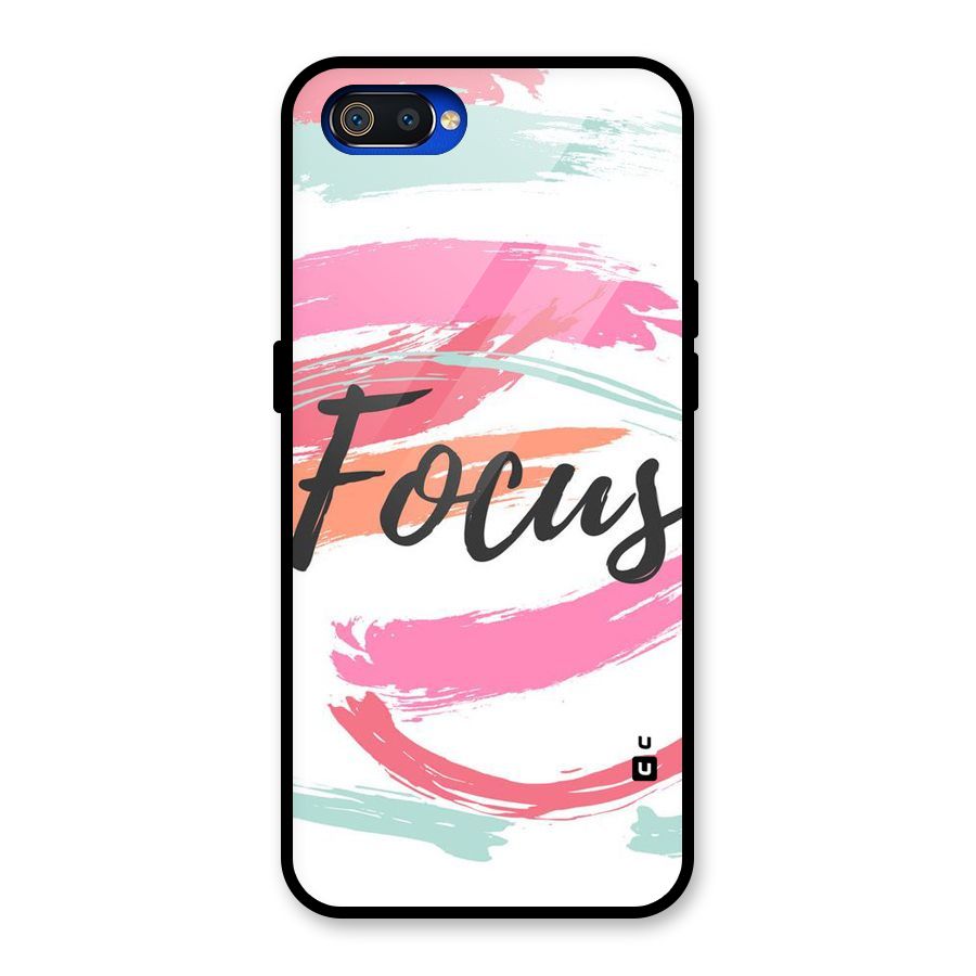 Focus Colours Glass Back Case for Realme C2