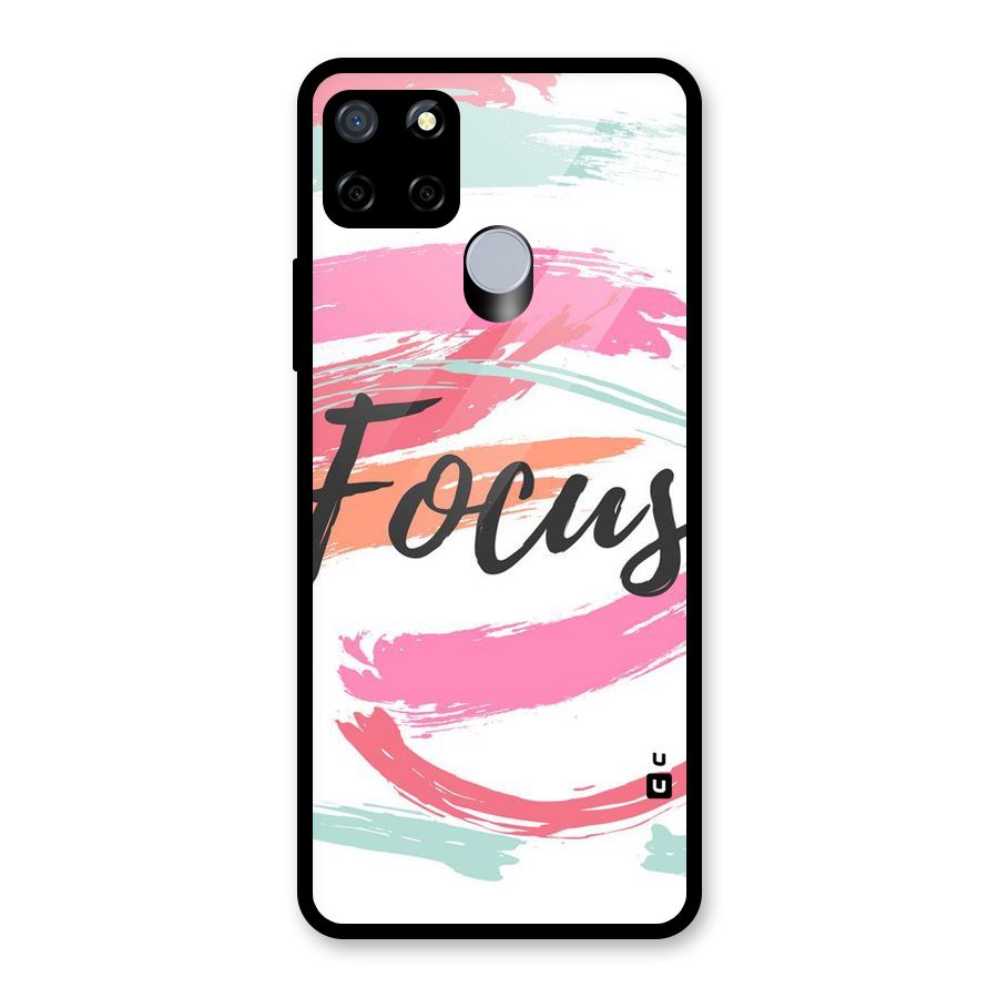 Focus Colours Glass Back Case for Realme Narzo 20