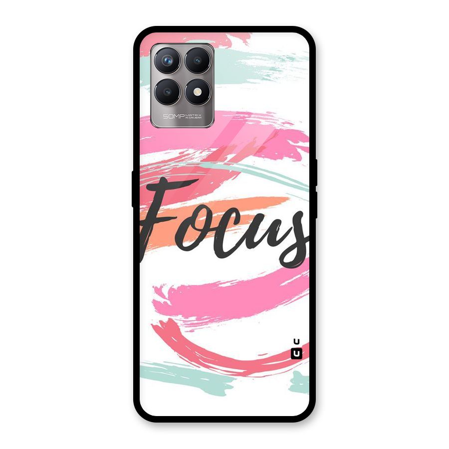 Focus Colours Glass Back Case for Realme Narzo 50