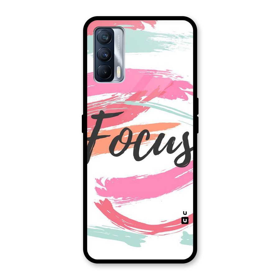 Focus Colours Glass Back Case for Realme X7