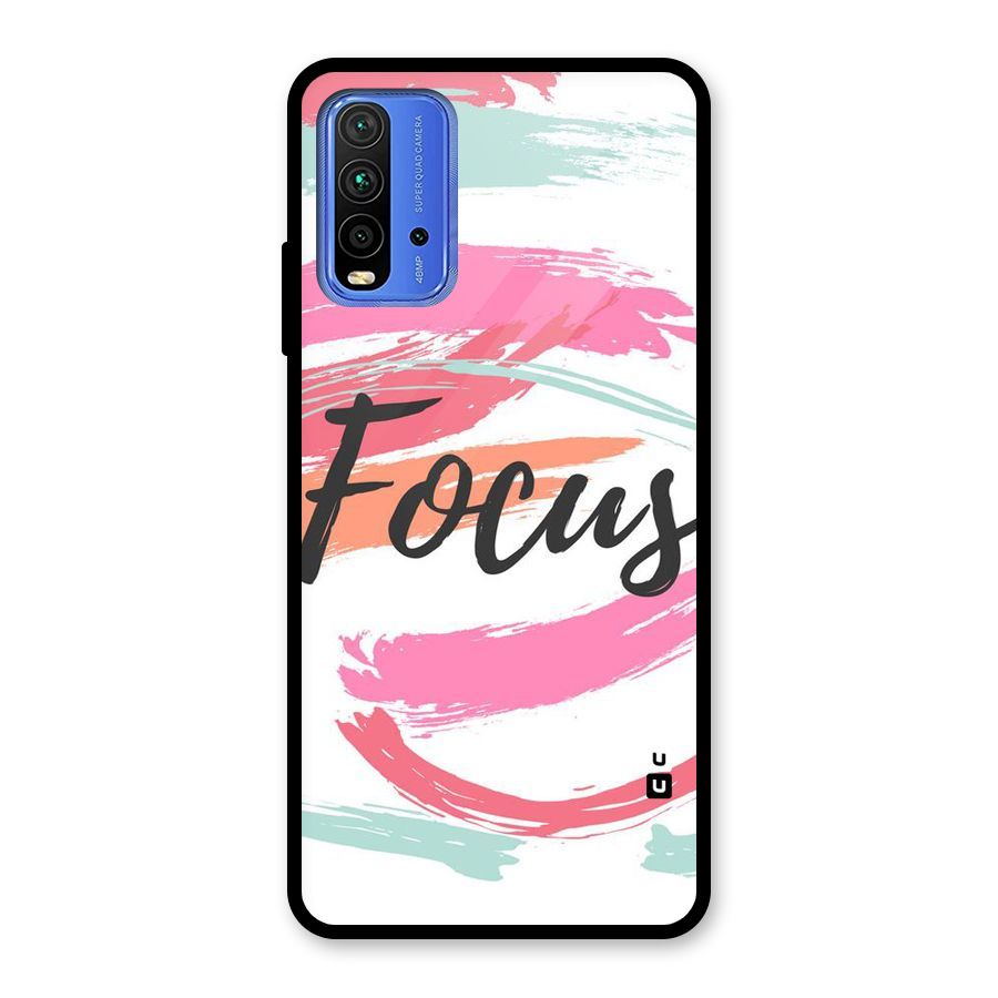 Focus Colours Glass Back Case for Redmi 9 Power