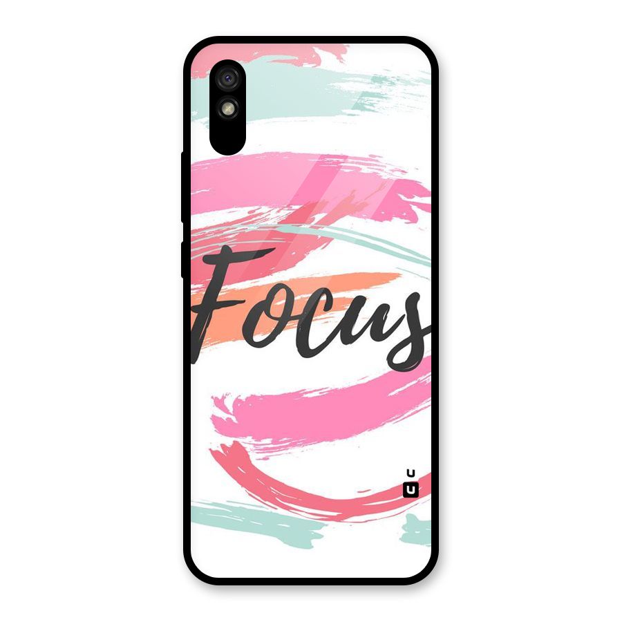 Focus Colours Glass Back Case for Redmi 9i