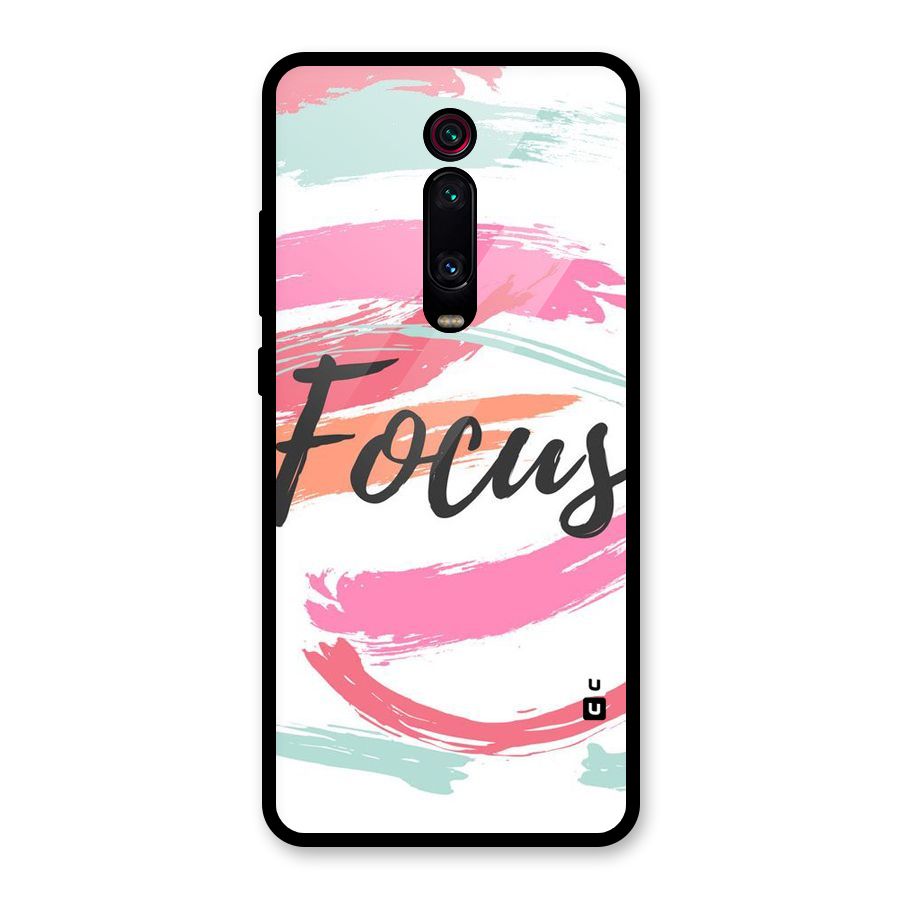 Focus Colours Glass Back Case for Redmi K20