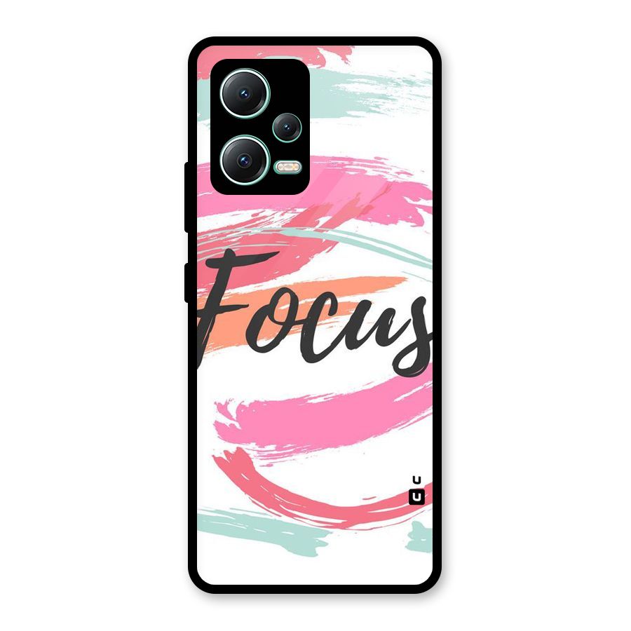 Focus Colours Glass Back Case for Redmi Note 12 5G