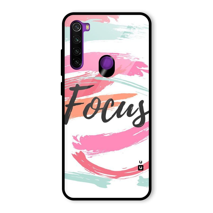 Focus Colours Glass Back Case for Redmi Note 8