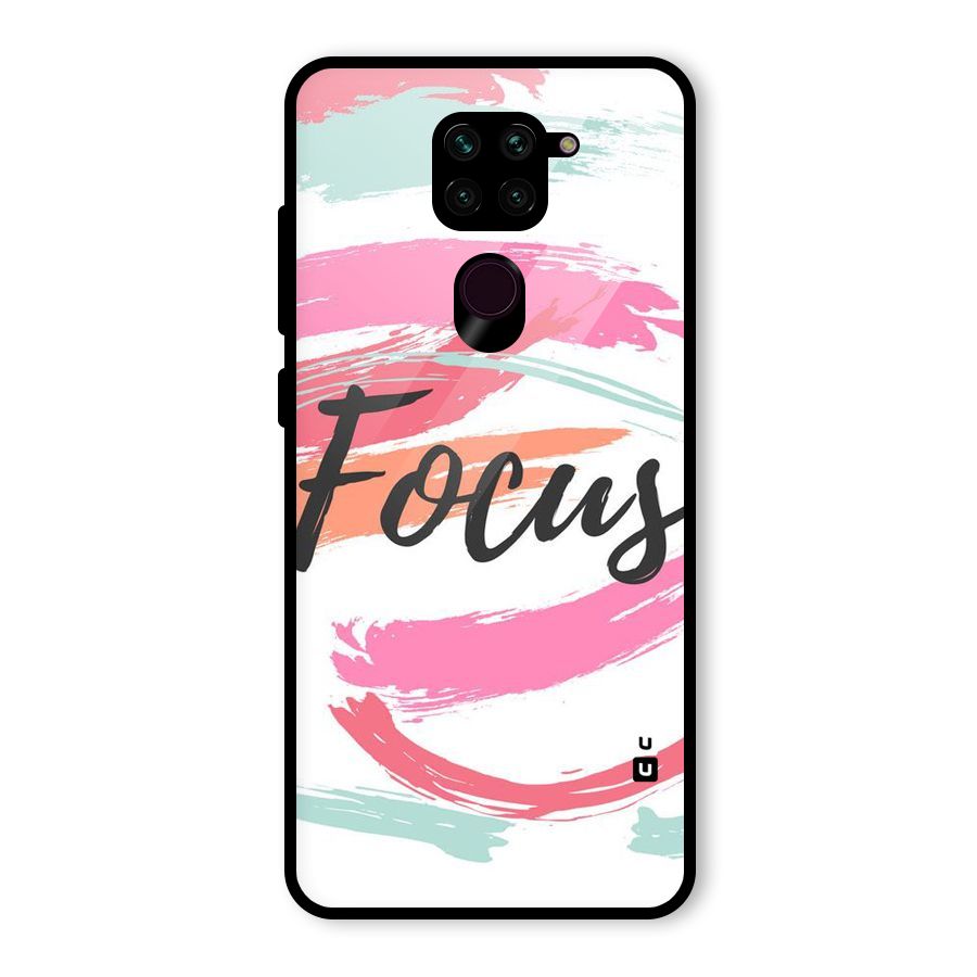 Focus Colours Glass Back Case for Redmi Note 9