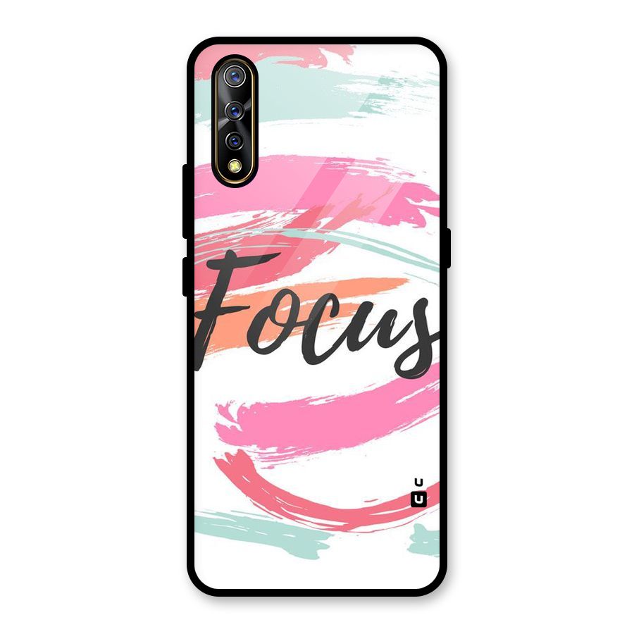 Focus Colours Glass Back Case for Vivo S1