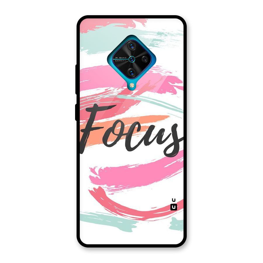 Focus Colours Glass Back Case for Vivo S1 Pro