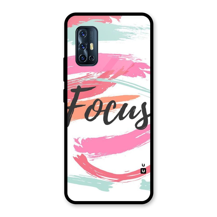 Focus Colours Glass Back Case for Vivo V17