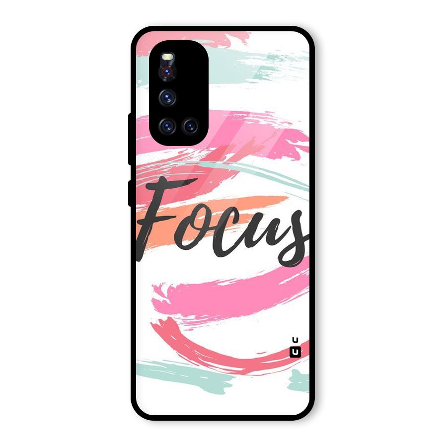 Focus Colours Glass Back Case for Vivo V19