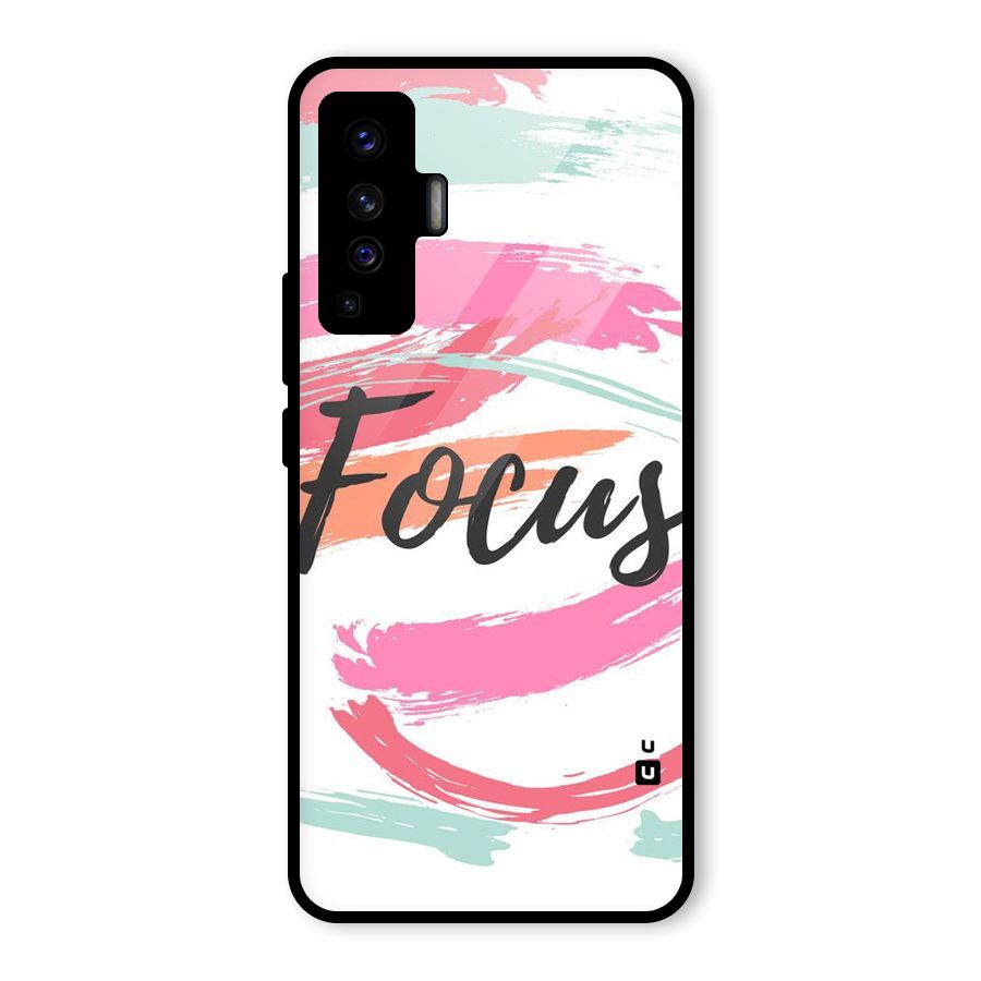Focus Colours Glass Back Case for Vivo X50
