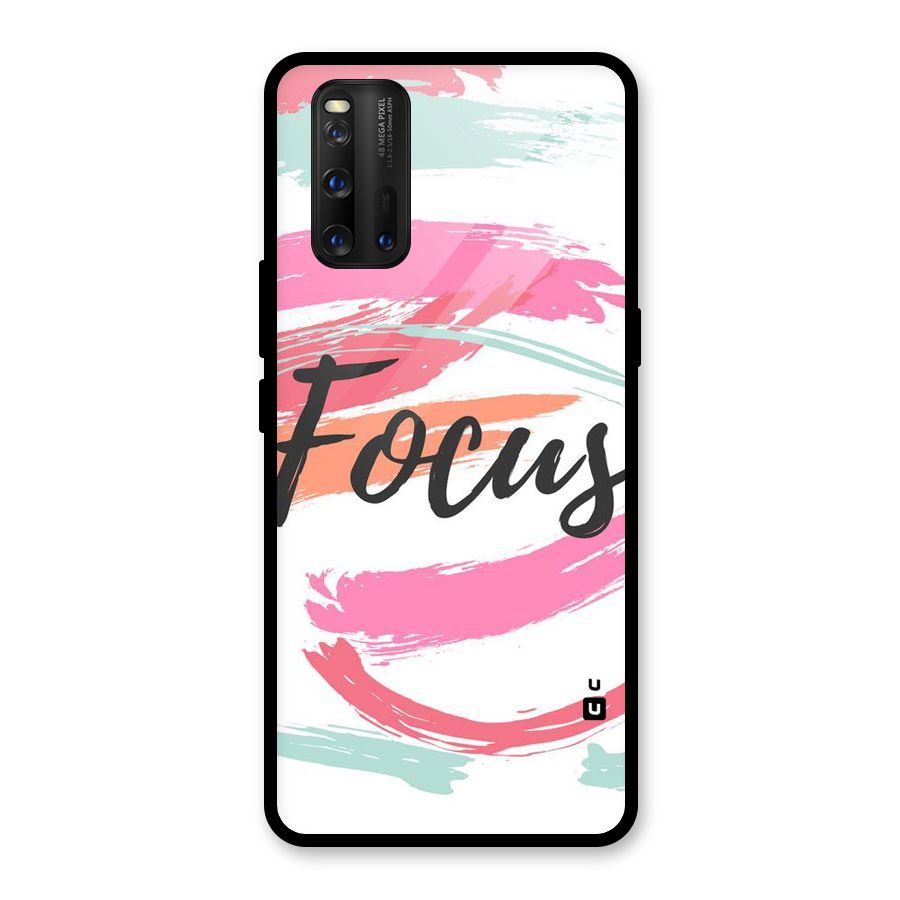 Focus Colours Glass Back Case for Vivo iQOO 3