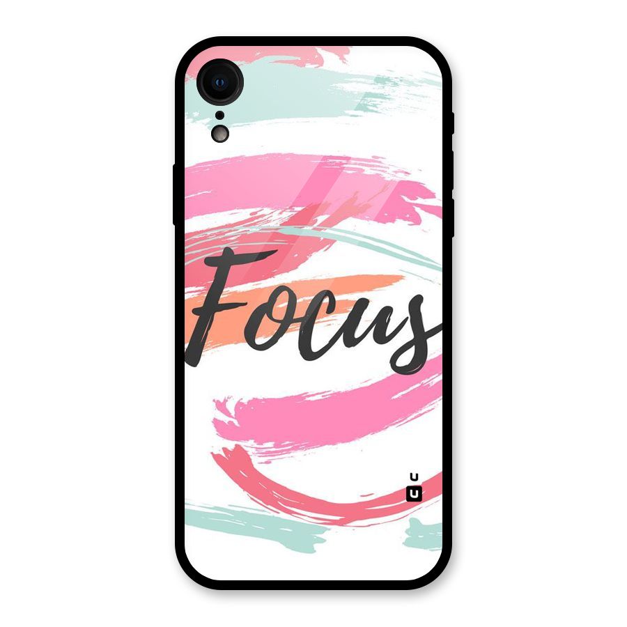Focus Colours Glass Back Case for XR