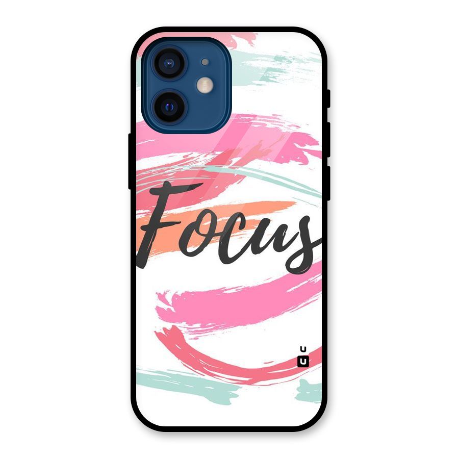 Focus Colours Glass Back Case for iPhone 12 Mini