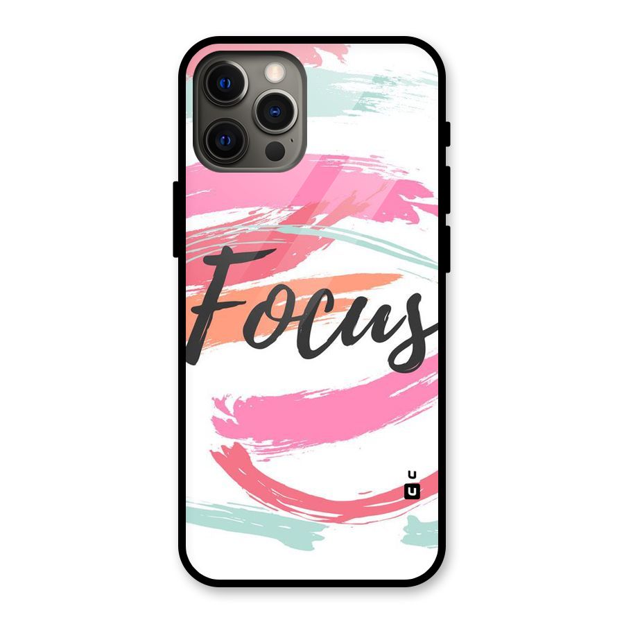 Focus Colours Glass Back Case for iPhone 12 Pro Max