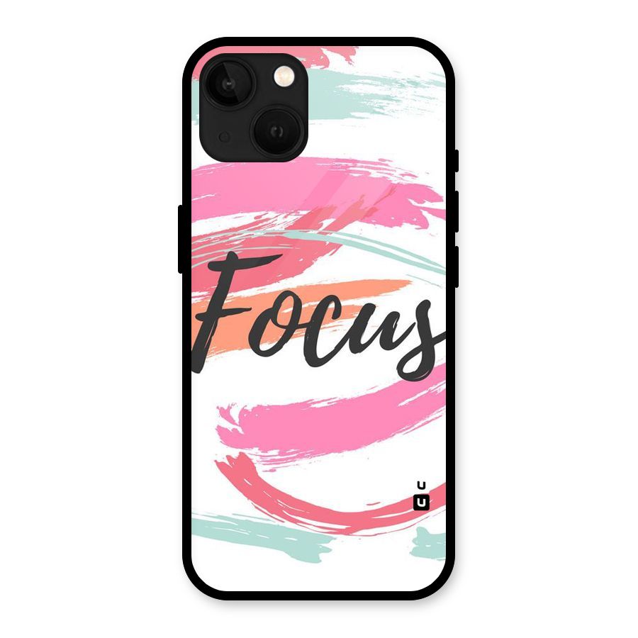 Focus Colours Glass Back Case for iPhone 13