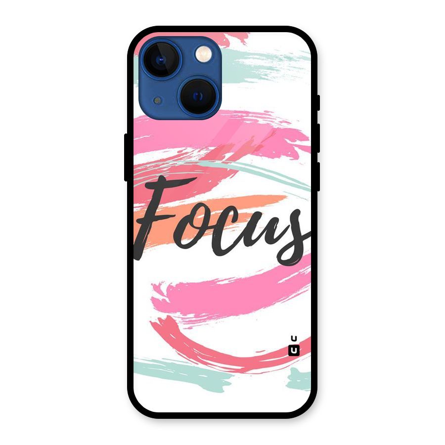 Focus Colours Glass Back Case for iPhone 13 Mini