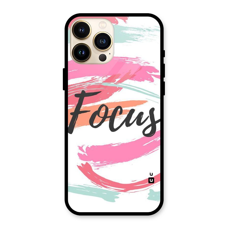 Focus Colours Glass Back Case for iPhone 13 Pro Max