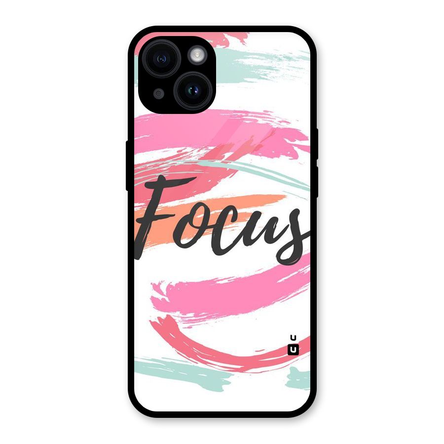 Focus Colours Glass Back Case for iPhone 14