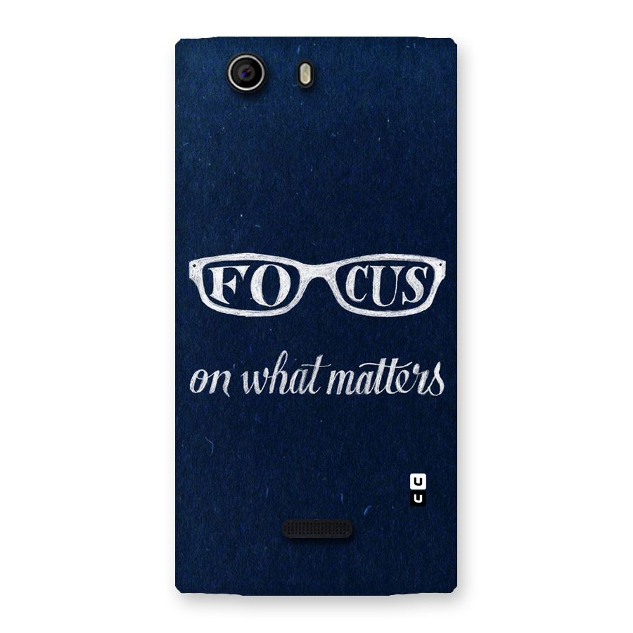 Focus Matters Back Case for Canvas Nitro 2 E311