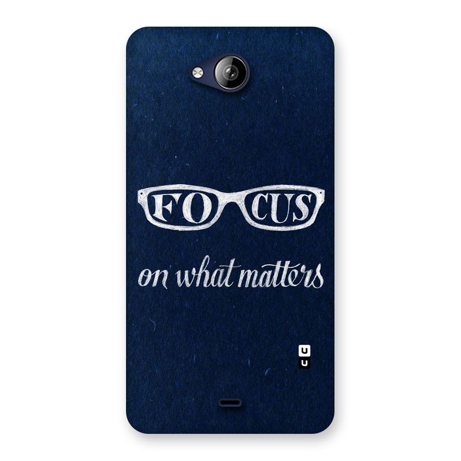 Focus Matters Back Case for Canvas Play Q355