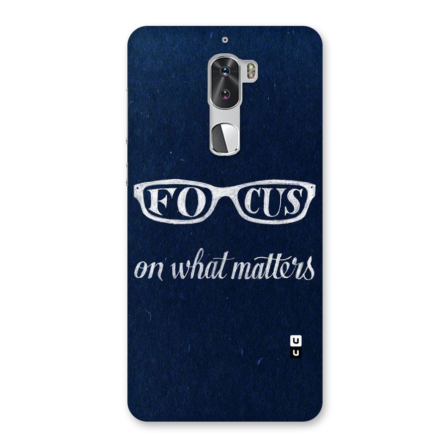Focus Matters Back Case for Coolpad Cool 1