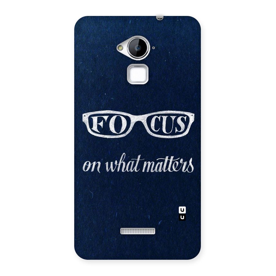 Focus Matters Back Case for Coolpad Note 3