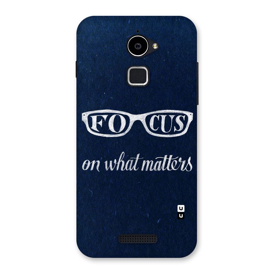 Focus Matters Back Case for Coolpad Note 3 Lite