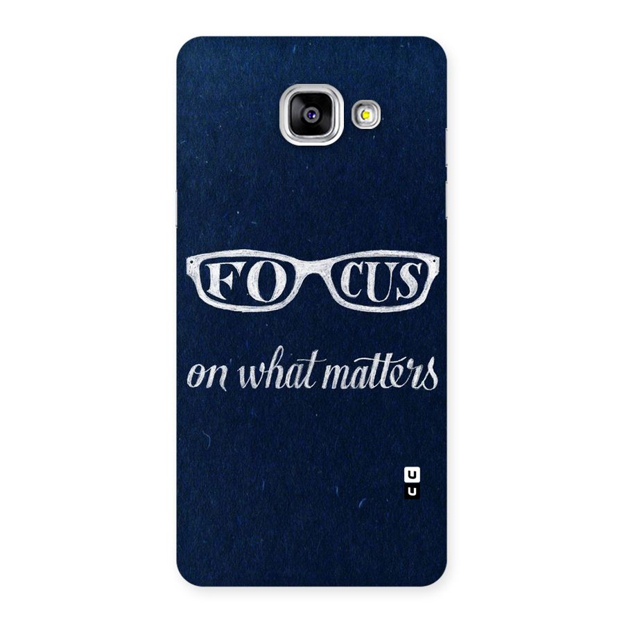Focus Matters Back Case for Galaxy A5 2016