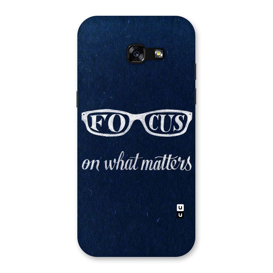 Focus Matters Back Case for Galaxy A5 2017
