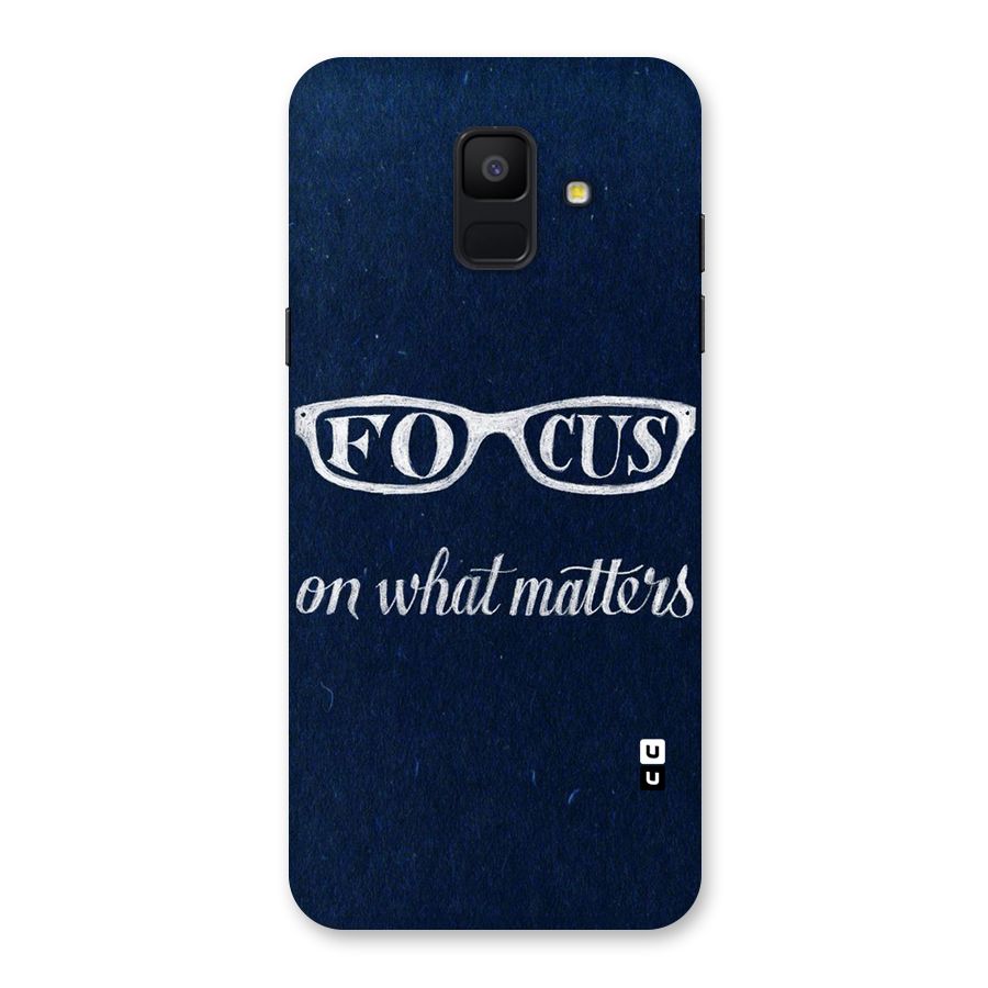 Focus Matters Back Case for Galaxy A6 (2018)